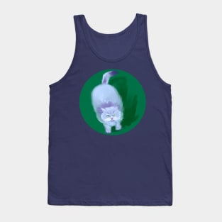 Fat Disgruntled Cat Tank Top